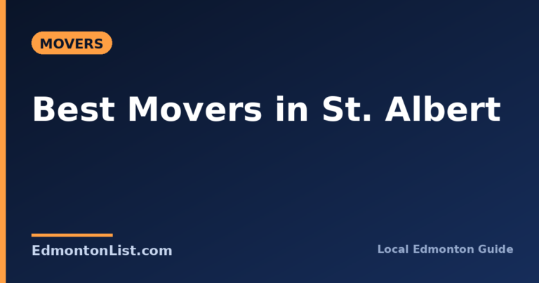 Best Movers in St. Albert (2026)